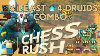 Chess Rush: 6 Beast + 4 Druids Combo (Season 1)
