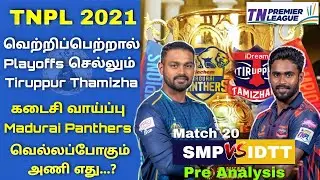 Siechem madurai panthers vs idream tiruppur thamizha pre analysis