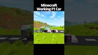 MINECRAFT WORKING F1 CAR #tiktokeffects