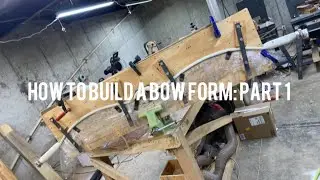 Building a high quality laminated bow form: Part 1