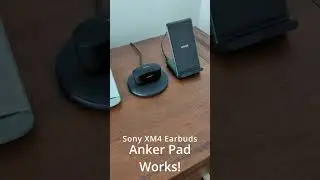 Wireless Charging Sony WF 1000XM4 Earbuds