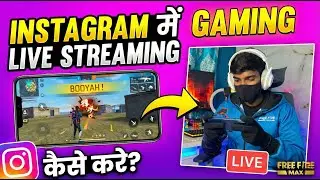 Instagram par free fire live stream kaise kare | instagram gaming live stream 2026 |@TechWithModi