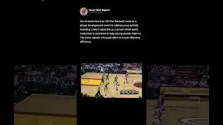 Spurs welcome sharpshooter Rashard Lewis to develope the outside game. #nbanews #sportscenter #nba25