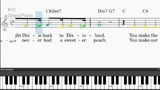 Mame by Jerry Herman - Easy piano tutorials with leadsheet and chords
