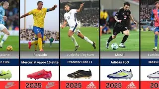 Popular Footballers Signature Cleats 2025