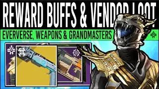 Destiny 2: REWARD BUFFS & EVERVERSE LOOT! Special ITEMS, New Weapons, Exotics, ShADA-1 (12th Sept)
