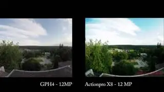 Actionpro X8 vs. GoPro Hero 4 Black - Timelapse