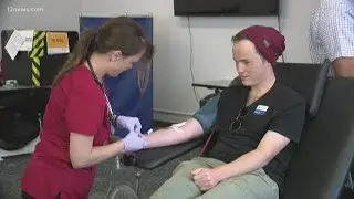 Arizonans steps up during blood donation shortage