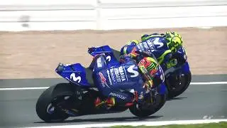 2018 Spanish GP - Yamaha in action