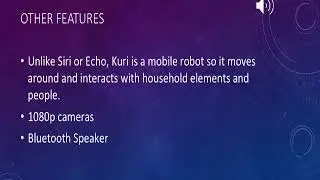 Kuri the Robot Nanny