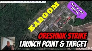 Oreshnik Missile Strike. Launch Point. Target. Distance. Strike Video. | Rowell Report
