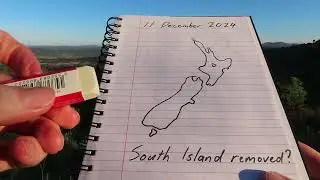 Prophetic warning dream: Father God redraws the map of NZ, and removes the South Island.