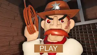 ESCAPE COWBOY ROBBY'S EVIL BANK RUN! (OBBY) Roblox Gameplay No Death #roblox #robloxgames #obby