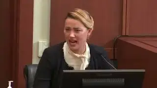 Amber Heard crying in court for 1 hour straight
