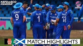 Afghanistan vs Scotland 14th Warm-up Match Highlights | ICC World Cup 2024 | AFG vs SCO Highlights