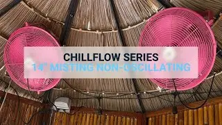 ChillFlow Series 14&rdquo; Misting Fan | Powerful Outdoor Cooling for Patios & Commercial Spaces