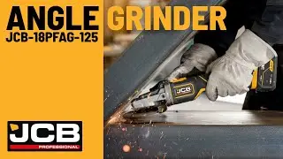 THE JCB PRO TOOL RANGE | Our FLAT Head Angle Grinder With Digital Display - The JCB-18PAG-115