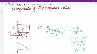 Saxon AM1: Diagonals of Rectangular Solids