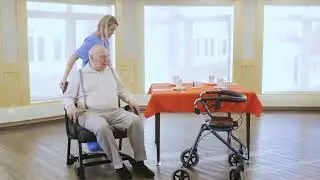 How does a SEATED PERSON of 300+ lbs. get moved up-to / away-from the table &hellip;without risk of inj...