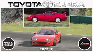 Toyota Supra drift / Legendary twin turbo 6 cylinder 2JZ engine