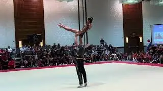 USA Gymnastics Acro/ Region 1 Championships/ Helena & Mark/Elite 13-19 Mix Pair/ BAL
