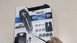 Haircut in curfew: Wahl Elite Pro Unboxing(showing all items) فتح ماكينة حلاقة وال اليت برو
