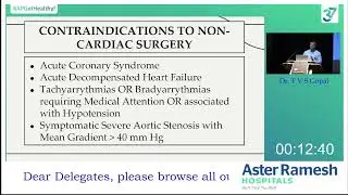 Dr. T V S Gopal | Heart in the OR CME 2025 | Managing Cardiac Risks in Non-Cardiac Surgeries