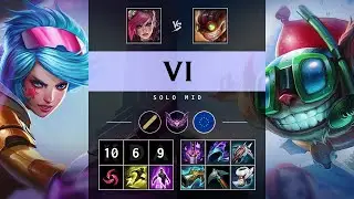 Vi Mid vs Ziggs - EUW Master Patch 25.17