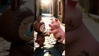 When Labubu Learned That Kindness Always Comes Back💗#shorts