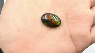 A Large 7ct Black Fire Opal Raw Crystal | 20% off | Product link in description