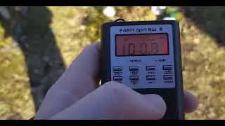 Test Evp Session P-SB7T Spirit Box First Time Outdoor.