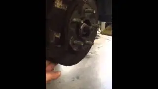 Bad Brake Rotor