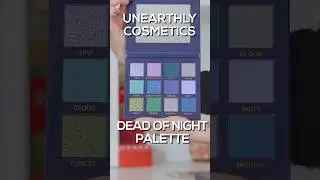UNEARTHLY COSMETICS - DEAD OF NIGHT🌙 Eyeshadow Palette - Look 1