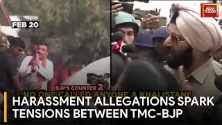 BJP's Suvendu Adhikari Visits Sandeshkhali Village amid TMC-BJP Controversy