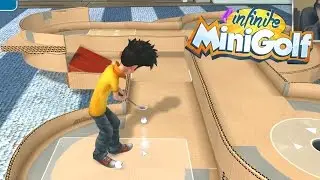 CRAZY POWERUPS! - INFINITE MINIGOLF MULTIPLAYER