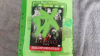 ma review sur une pochette de 2 DVD 💿de catch sur WWE vengeance 2006