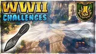 CoD WW2: Hail Mary 10 Second Challenge Guide (Long Distance Throwing Knife Kill)