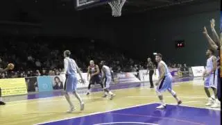 Jermel Kennedy 3 Danny Huffor Assist Worcester Wolves Vs Surrey Scorchers BBL 27 1 17