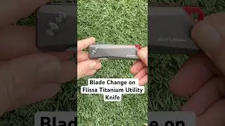 ASMR Blade Swap 🔪 | Satisfying Titanium Utility Knife Clicks & Snaps