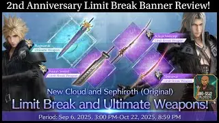 [FF7: Ever Crisis] Cloud & Sephiroth (Original) 2nd Anniversary Banner Review! Powercreep Here!?