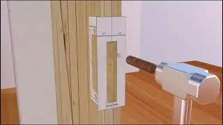 CCJH Pocket Door Lock Handle Invisible Wooden Barn Door Latch with Keys Interior Privacy