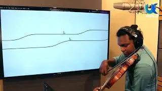 Beethoven 5th Symphony  Doodle Art  Violin by M S Viswanath