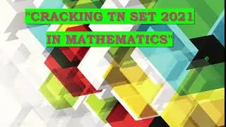 Cracking TN SET in MATHS - PART 2 | Tips & Algebra PYQ | Material | Coaching Details