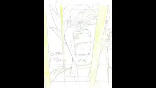 Dragon Ball Z Anime Cel Production Original Douga Genga Sound Effect #toeianimation