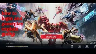 marvel super war game how to login and gameplay explain tamil