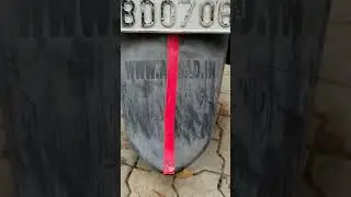 Restore faded black plastic/ bike  r scooter 🛵 very easy #restoration #faded #plastic @Sk-car