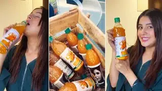 Shehnaa zgill Mango Drink | Row Bollywood