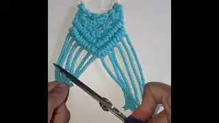 Diy macrame earrings..easy to make your self 
