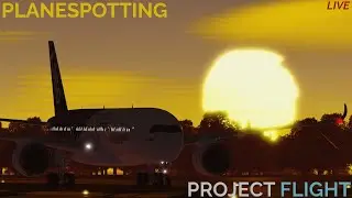PFATC PLANESPOTTING (PROJECT FLIGHT) | Flying & Chatting | !commands