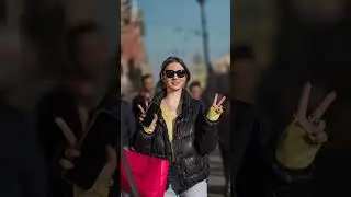 Cute girl walking street💖💖💖#shorts